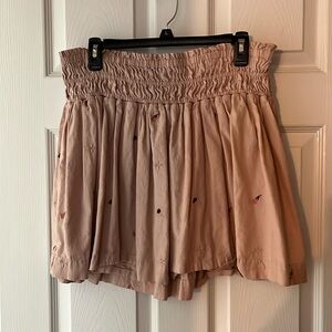 Cotton mini skirt